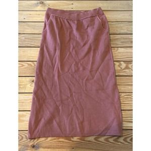 NWT $39.99 Emberley The Perfect Pair Skirt Size Large Women’s Brick